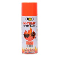 0014 Orange High Temperture Aerosol Paint Bosny       